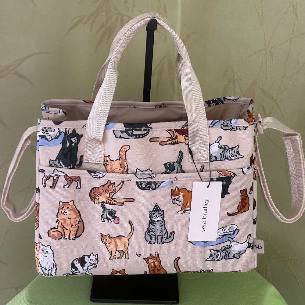 VERA BRADLEY A CAT'S LIFE EVERYTHING ORGANIZER:NWT CATS
